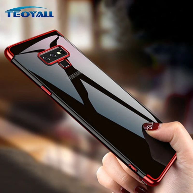 TeoYall мягкий чехол с покрытием для Samsung Galaxy A5 A6 A7 A8 Plus 2018 HD блестящий Мягкий