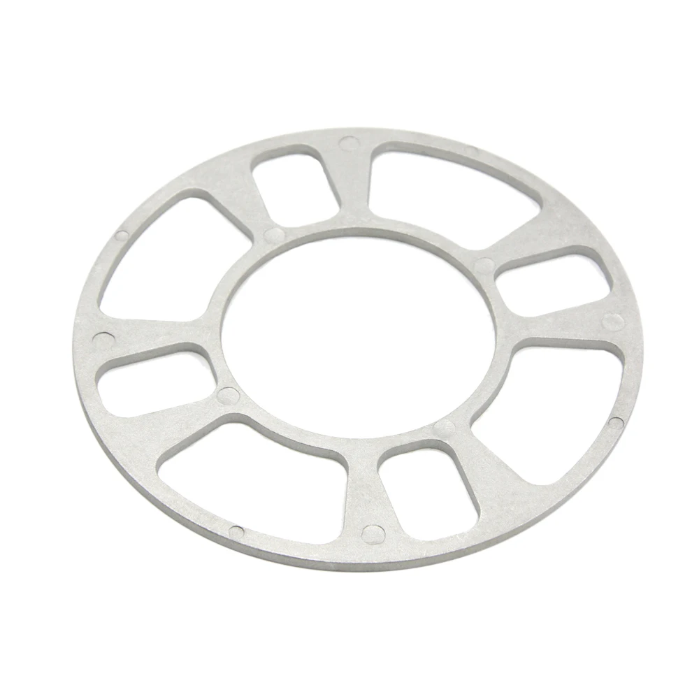Image Professional Wheel Spacer Adapter 4 Hole 5mm Aluminum Wheel Fit 4 Lug 4x101.6 4x108 4x112 4x114.3 Car Universal Parts
