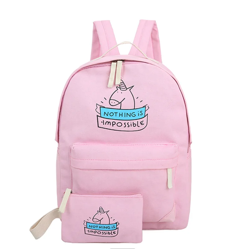 Super quality canvas backpack fashion cute travel bags unicorn printing backpack 2pcs/set new laptop backpacks for teenage 2019
Super quality canvas backpack fashion cute travel bags unicorn printing backpack 2pcs/set new laptop backpacks for teenage 2019