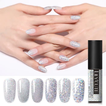 LILYCUTE 5ml Silver Gel Polish Soak Off UV LED Nail Art Gel Varnish Glitter Sequins Long Lasting Nail Art
LILYCUTE 5ml Silver Gel Polish Soak Off UV LED Nail Art Gel Varnish Glitter Sequins Long Lasting Nail Art