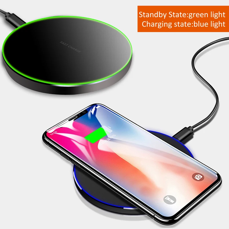 YILIZOMANA Qi Wireless Charger for iPhoneX XS/XS MAX 8 8 Plus For Samsung Note 8 Galaxy S9/8,S8/9 Plus,S7,S9,S6 Edge Charger 
YILIZOMANA Qi Wireless Charger for iPhoneX XS/XS MAX 8 8 Plus For Samsung Note 8 Galaxy S9/8,S8/9 Plus,S7,S9,S6 Edge Charger