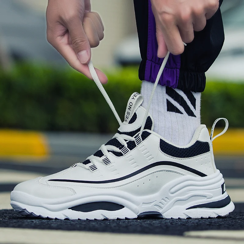 Spring Men's Casual Shoes Lightweight Mesh Platform White Sneakers Man Rubber Dad Footwear 2019Chaussure Homme Zapatos de hombre
Spring Men's Casual Shoes Lightweight Mesh Platform White Sneakers Man Rubber Dad Footwear 2019Chaussure Homme Zapatos de hombre