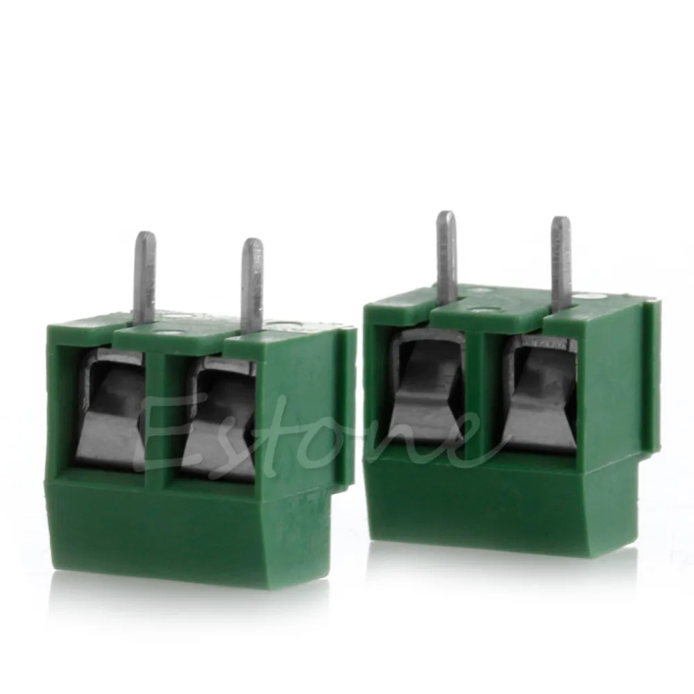 2pcs 300V 10A 2P Male PCB Screw Terminal Block Connector 3.5mm Green Pitch Pluggable
2pcs 300V 10A 2P Male PCB Screw Terminal Block Connector 3.5mm Green Pitch Pluggable