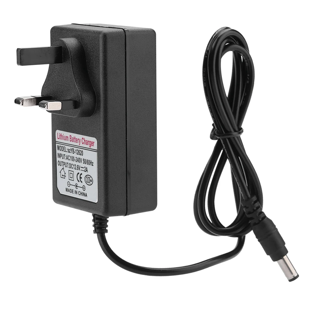 SOONHUA DC 12.6V 2A Power Supply Adapter Replacement Charger Adapters For Lithium-Ion Battery 100-240V UK/US/EU Plug
SOONHUA DC 12.6V 2A Power Supply Adapter Replacement Charger Adapters For Lithium-Ion Battery 100-240V UK/US/EU Plug