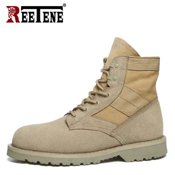 REETENE Outdoor Army Boots Men'S Military Desert Autumn Breathable Combat Ankle Men Boots Lace Up Flock Comfort Men Shoes
REETENE Outdoor Army Boots Men'S Military Desert Autumn Breathable Combat Ankle Men Boots Lace Up Flock Comfort Men Shoes