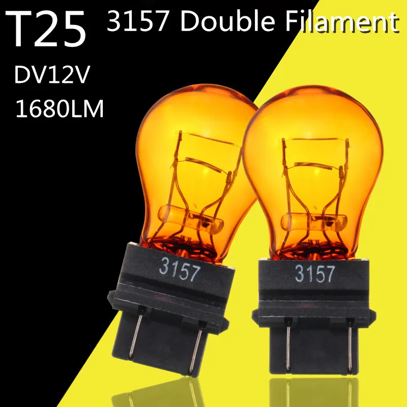 2/4 Pcs T25 3157 Car Halogen Bulb 12v Double Filaments Stop Brake Lights Turn Signal Lamp
2/4 Pcs T25 3157 Car Halogen Bulb 12v Double Filaments Stop Brake Lights Turn Signal Lamp