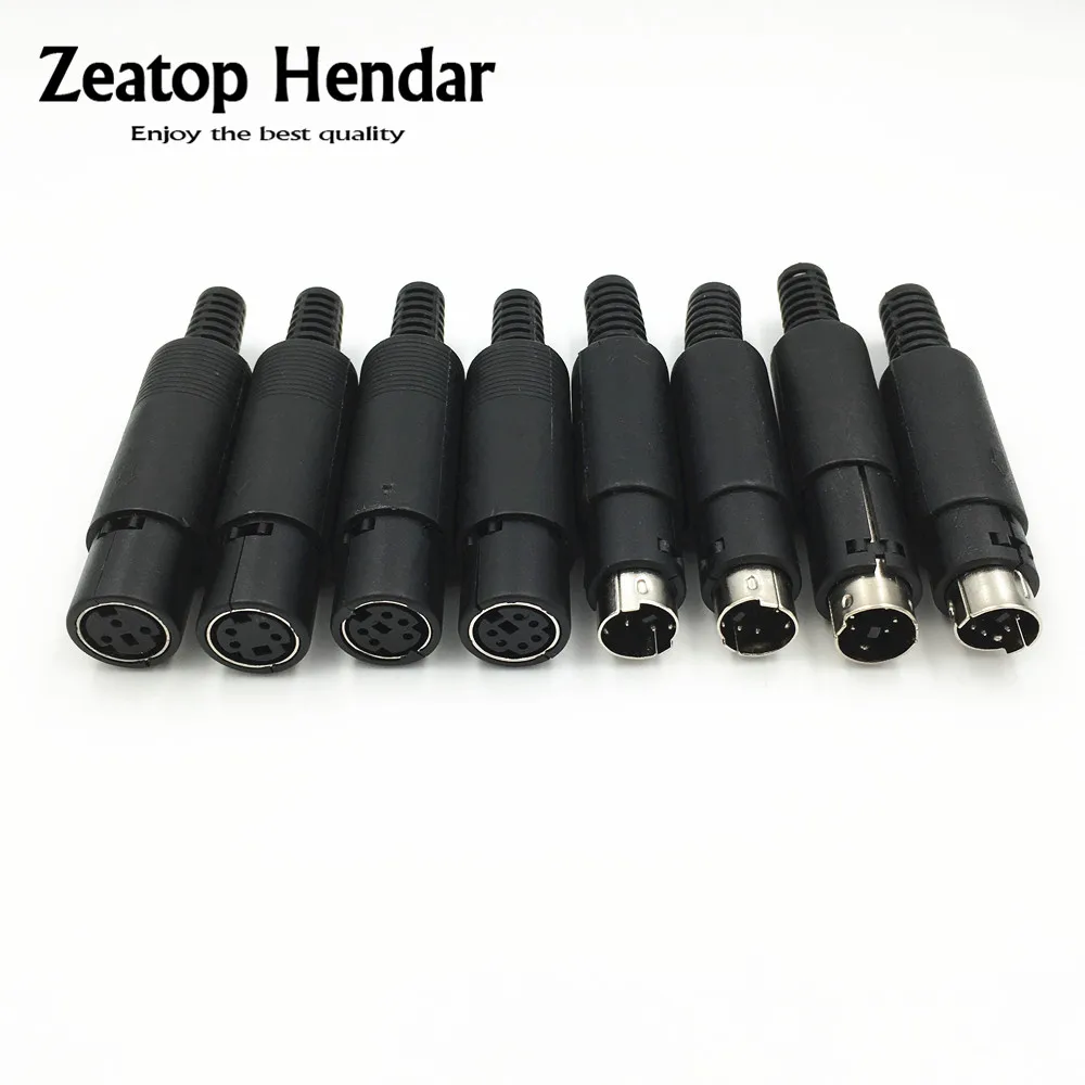 100Pcs Mini 3 4 5 6 7 8 Pin Din Male Female Plug With Plastic Handle Wire Converter Adapter Soldering Cables DIY Connector
100Pcs Mini 3 4 5 6 7 8 Pin Din Male Female Plug With Plastic Handle Wire Converter Adapter Soldering Cables DIY Connector