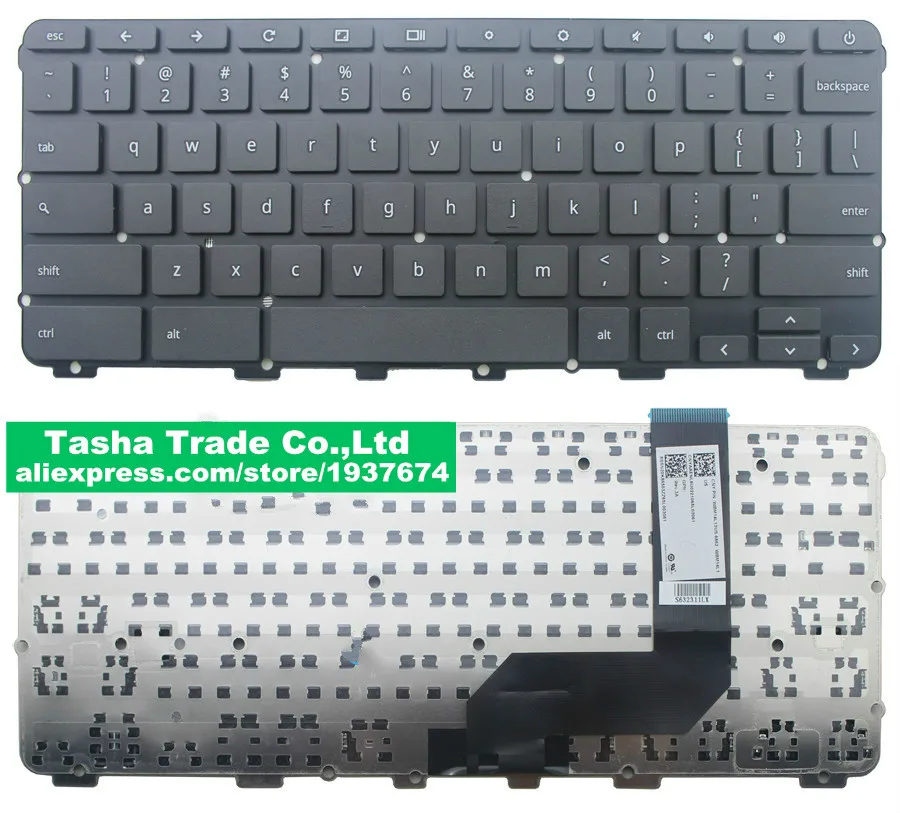 New and original US layout for Lenovo N22 N22-20 Touch Chromebook US language keyboard
New and original US layout for Lenovo N22 N22-20 Touch Chromebook US language keyboard