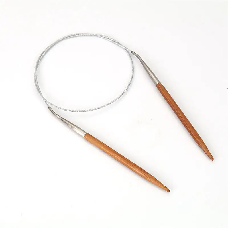 2018 New 8mm Natural Bamboo Stainless Steel Circular Hand Sewing DIY Craft Tool Knitting Needles 80cm(31 4/8") long, 1 Pair
2018 New 8mm Natural Bamboo Stainless Steel Circular Hand Sewing DIY Craft Tool Knitting Needles 80cm(31 4/8") long, 1 Pair