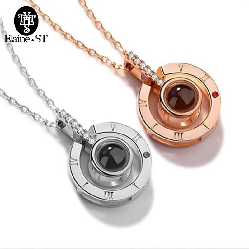 Wholesale 20Pcs/Lot Romantic Love Memory Wedding Necklace Rose Gold colors 100 languages I love you Projection Pendant Necklace
Wholesale 20Pcs/Lot Romantic Love Memory Wedding Necklace Rose Gold colors 100 languages I love you Projection Pendant Necklace