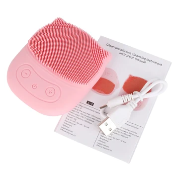 Electric Silicone Facial Cleansing Brush Sonic Vibration Massage USB Rechargeable Smart Ultrasonic Pore Face Cleaner
Electric Silicone Facial Cleansing Brush Sonic Vibration Massage USB Rechargeable Smart Ultrasonic Pore Face Cleaner