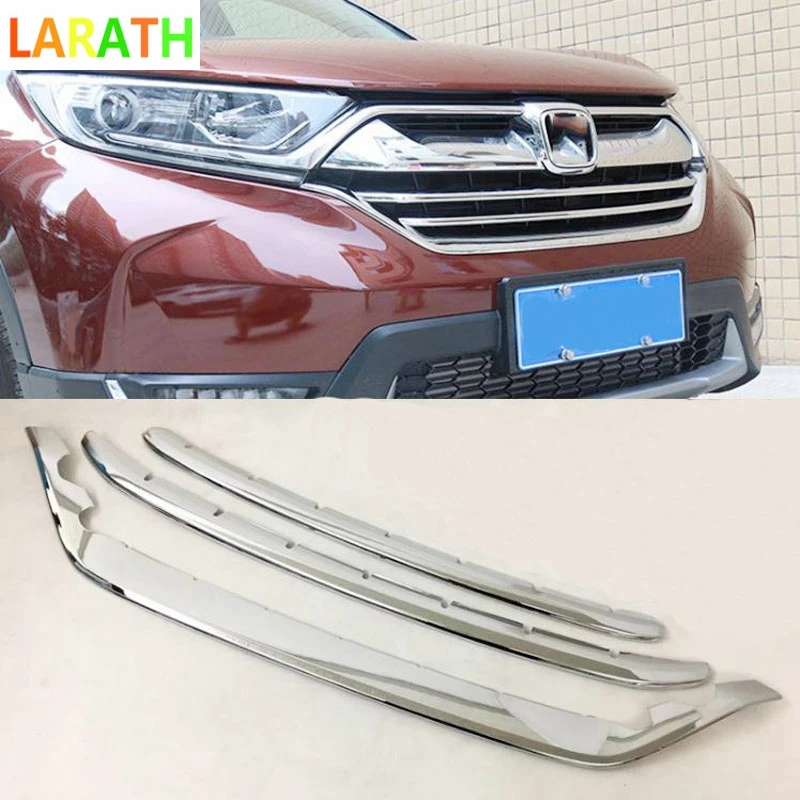 ABS Chrome Front Bottom Center Grille Frame Cover Trim Protective Frame Car Styling 3Pcs For Honda CRV CR-V 2017 2018
ABS Chrome Front Bottom Center Grille Frame Cover Trim Protective Frame Car Styling 3Pcs For Honda CRV CR-V 2017 2018