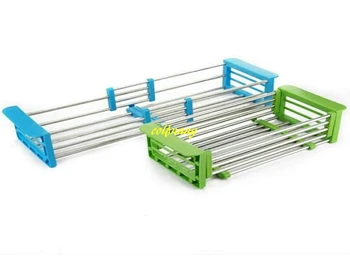 Free shipping Retractable Stainless steel wicker basket Adjustable Shelf fruit vegetable draining rack tray dish drainer
Free shipping Retractable Stainless steel wicker basket Adjustable Shelf fruit vegetable draining rack tray dish drainer