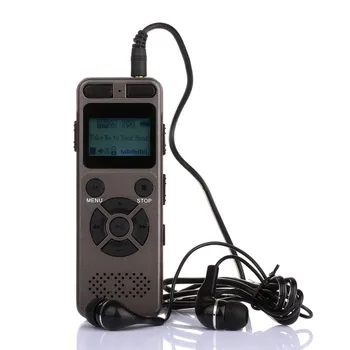 

8 GB Digital USB Voice Recorder MP3 Dictaphone Recorder Pen Stereo Recording Audio Recorders player Gray