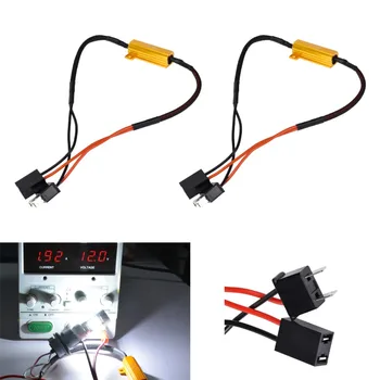 Katur 2pcs H7 50W 6Ohm Car LED Fog Turn Singal lights Load Resistor for Fix LED Bulb Fast Hyper Flash For Audi BMW Mercedes
Katur 2pcs H7 50W 6Ohm Car LED Fog Turn Singal lights Load Resistor for Fix LED Bulb Fast Hyper Flash For Audi BMW Mercedes
