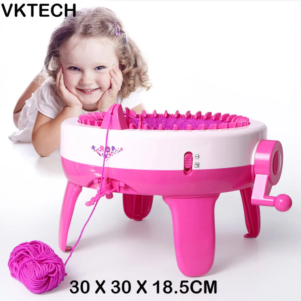 VETECH 40 Needle DIY Kids Knitting Machine Craft Toy Weaving Loom Knit Tools for Scarf Hat Child Learning Sewing Educational Toy
VETECH 40 Needle DIY Kids Knitting Machine Craft Toy Weaving Loom Knit Tools for Scarf Hat Child Learning Sewing Educational Toy