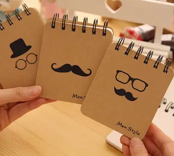Kawaii MR Beard cowhide paper notebook blank coil Portable Notepad planer agenda Sketchbook office school supplies 07
Kawaii MR Beard cowhide paper notebook blank coil Portable Notepad planer agenda Sketchbook office school supplies 07
