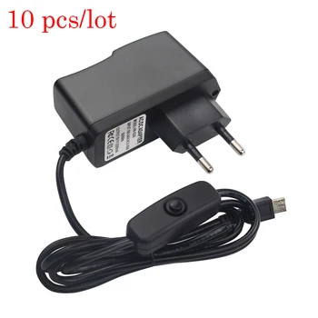 10 pcs/lot 5V 2.5 A Raspberry Pi 3 Power Adapter Switch Button EU US UK AU Plug Power Charger for RPI 3 Pi3
10 pcs/lot 5V 2.5 A Raspberry Pi 3 Power Adapter Switch Button EU US UK AU Plug Power Charger for RPI 3 Pi3