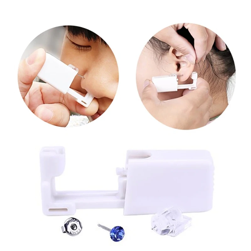 Nose Stud Piercing Hand Tool Kit Disposable No Pain Safe Sterile Ear Stud Piercing Gun Kit Build In Steel Stud Earring Star
Nose Stud Piercing Hand Tool Kit Disposable No Pain Safe Sterile Ear Stud Piercing Gun Kit Build In Steel Stud Earring Star