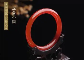 

Koraba Fine Jewelry Beautiful Fashion 100%Natural Primary Red Agate Chalcedony Jade Bracelet Free Shipping