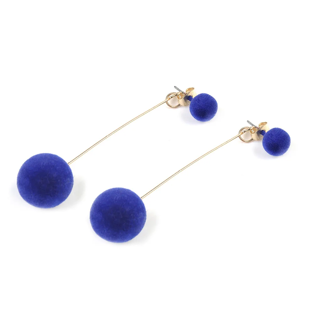 Fashion The New Red Black Plush Ball Earrings For Women Korea Personality Round Long Tassel Earrings Statement Jewelry Gift
Fashion The New Red Black Plush Ball Earrings For Women Korea Personality Round Long Tassel Earrings Statement Jewelry Gift