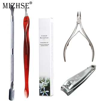 MIZHSE Nail Art Manicure Set Cuticle Pusher Clipper Manicure With Cuticle Oil Nutrition Pen Pedicure Dead Skin Fork Nail Care
MIZHSE Nail Art Manicure Set Cuticle Pusher Clipper Manicure With Cuticle Oil Nutrition Pen Pedicure Dead Skin Fork Nail Care