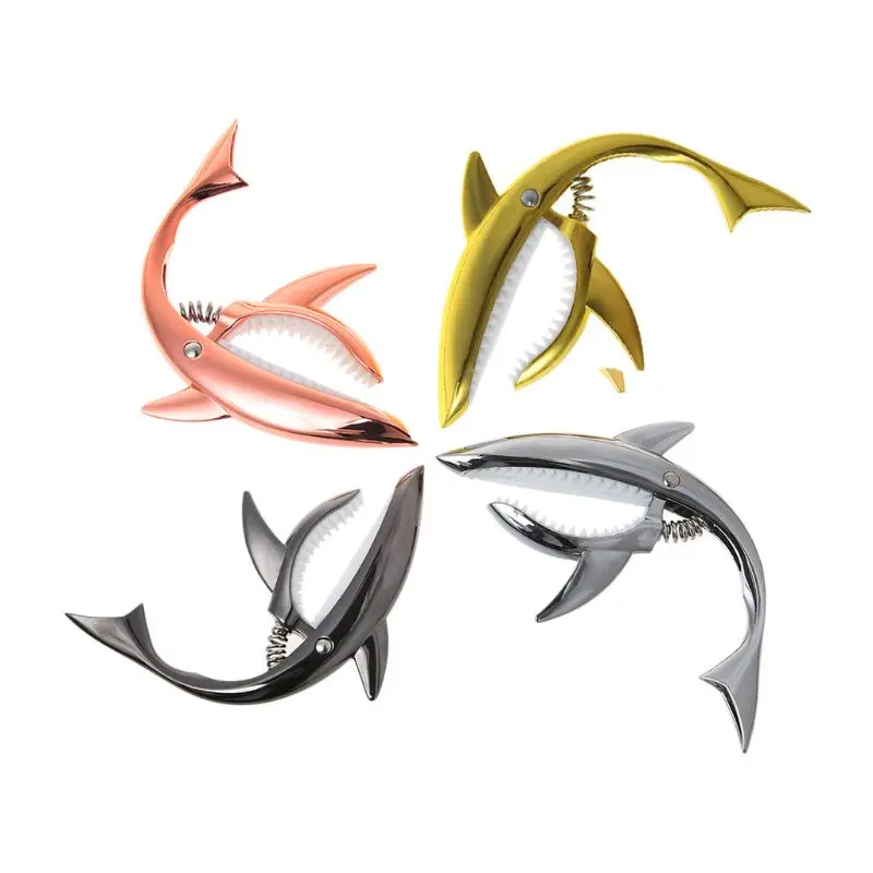 Shark Guitar Capo Zinc Alloy Universal Quick Change Clamp For Acoustic Classic Electric Guitarra Musical Instrument Accessories
Shark Guitar Capo Zinc Alloy Universal Quick Change Clamp For Acoustic Classic Electric Guitarra Musical Instrument Accessories