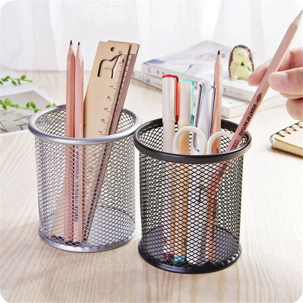1pc Metal Mesh Pen Holder Desk Stationery Organizer Round Cosmetic Clips Brush Holders Pencil Container Office Desk Supplies
1pc Metal Mesh Pen Holder Desk Stationery Organizer Round Cosmetic Clips Brush Holders Pencil Container Office Desk Supplies
