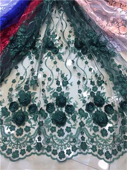 Luxury Ladies French Lace Nigeria Wedding 3D Flower Dress Best Selling Tulle Lace Fabric 2019 beads African Guipure Cord Lac
Luxury Ladies French Lace Nigeria Wedding 3D Flower Dress Best Selling Tulle Lace Fabric 2019 beads African Guipure Cord Lac