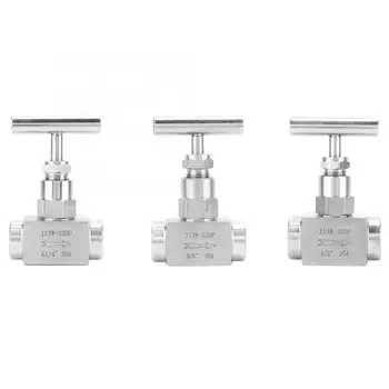 G1/4" G3/8" G1/2" Inch High Pressure Stainless Steel BSPP Female Thread Straight Needle Valve For Water Transmission
G1/4" G3/8" G1/2" Inch High Pressure Stainless Steel BSPP Female Thread Straight Needle Valve For Water Transmission