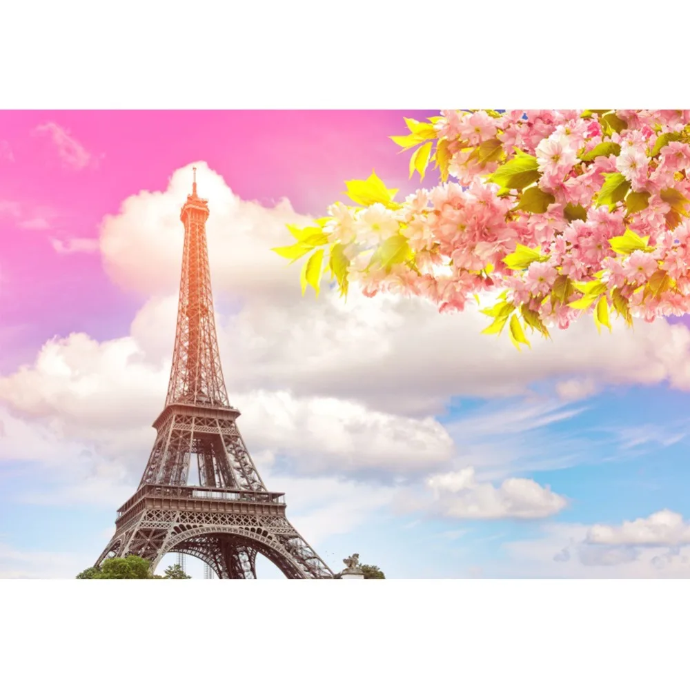 Laeacco Spring Flowers Blue Sky Eiffel Tower Scenic Photography Background Customized Photographic Backdrops For Photo Studio
Laeacco Spring Flowers Blue Sky Eiffel Tower Scenic Photography Background Customized Photographic Backdrops For Photo Studio