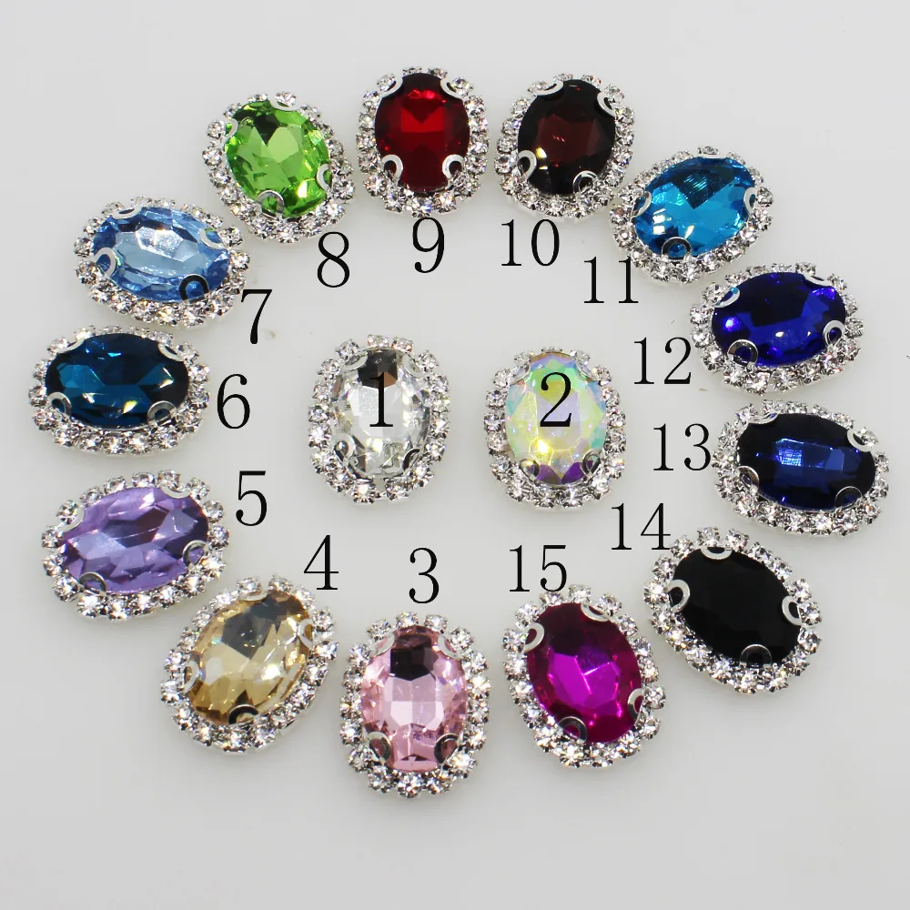 Fashion 10Pc 4-Holes Oval clear glass button crystal Wedding Acessories Hand Sewn Ribbon Clothing hair Decoration scrapbooking
Fashion 10Pc 4-Holes Oval clear glass button crystal Wedding Acessories Hand Sewn Ribbon Clothing hair Decoration scrapbooking