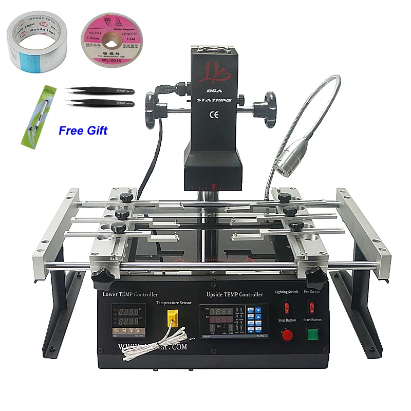 Free Shipping To Russia, No Tax! LY IR6500 V.2 IR BGA Rework Station, bigger preheat area 240*200mm, USB port, 6 pcs BGA jigs
Free Shipping To Russia, No Tax! LY IR6500 V.2 IR BGA Rework Station, bigger preheat area 240*200mm, USB port, 6 pcs BGA jigs