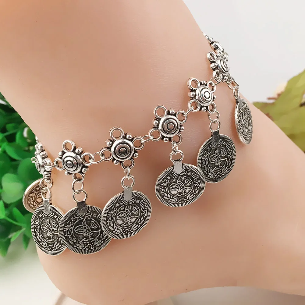 Summer Boho 925 Sterling Silver Bohemian Tassel Charm Anklet Luxury Coin Leg Ankle Bracelet For Women Barefoot Sandals Jewelry
Summer Boho 925 Sterling Silver Bohemian Tassel Charm Anklet Luxury Coin Leg Ankle Bracelet For Women Barefoot Sandals Jewelry