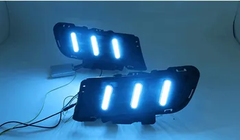 RQXR led drl daytime running light for Mazda 3 2010-2012 with Dynamic moving yellow turn signal and blue night light
RQXR led drl daytime running light for Mazda 3 2010-2012 with Dynamic moving yellow turn signal and blue night light
