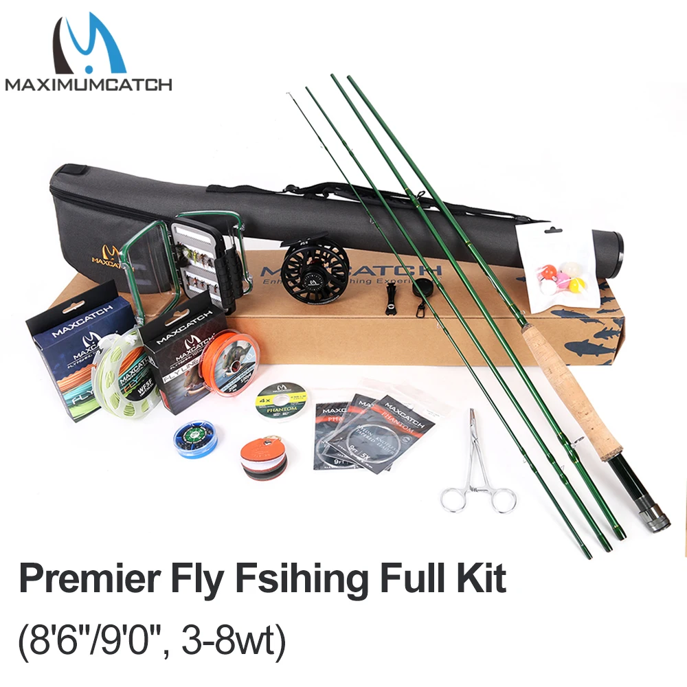 Maxcatch Best Fly Fishing Rod & Fly Reel Combo 9FT 5wt/6wt/8wt Fast Action Superfine Carbon Fiber Fly Rod
Maxcatch Best Fly Fishing Rod & Fly Reel Combo 9FT 5wt/6wt/8wt Fast Action Superfine Carbon Fiber Fly Rod