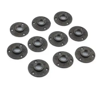 10Pcs 3/4 Inch Malleable Threaded Floor Flange Iron Pipe Fittings Wall Mounted Flange
10Pcs 3/4 Inch Malleable Threaded Floor Flange Iron Pipe Fittings Wall Mounted Flange
