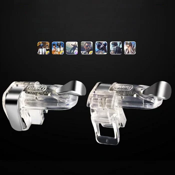 Mobile Game Fire Button Aim Key Smart phone Mobile Game Trigger L1R1 Shooter Controller for PUBG
Mobile Game Fire Button Aim Key Smart phone Mobile Game Trigger L1R1 Shooter Controller for PUBG