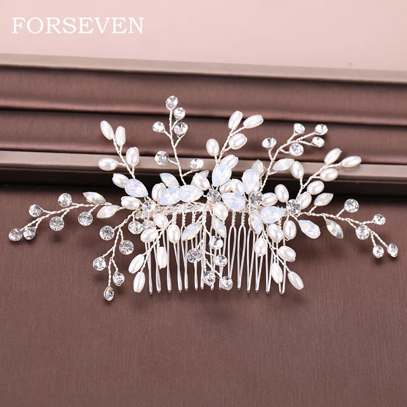 Full Pearl Bridal Hair Combs Wedding Hair Accessories Floral and Pearl Hair Comb For Women Bride Hair Ornaments Golden Headpiece
Full Pearl Bridal Hair Combs Wedding Hair Accessories Floral and Pearl Hair Comb For Women Bride Hair Ornaments Golden Headpiece
