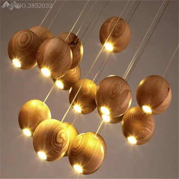 Nordic Modern Globe Ball Wooden Pendant Lamps Wood Pendant Light for Living Room Restaurant Cafe Indoor Home Lighting Fixtures
Nordic Modern Globe Ball Wooden Pendant Lamps Wood Pendant Light for Living Room Restaurant Cafe Indoor Home Lighting Fixtures
