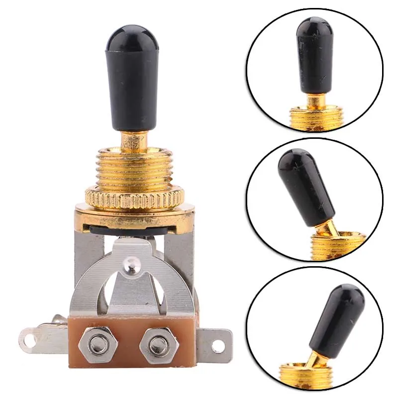 Professional Electrical Switches 3 Way Guitar Selector Pickup Toggle Switch Parts for Guitar Pickups Les Paul New AA
Professional Electrical Switches 3 Way Guitar Selector Pickup Toggle Switch Parts for Guitar Pickups Les Paul New AA