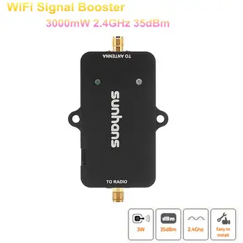 

100% Genuine Sunhans Wifi Repeater SH24BTA-N11N 3000mW 35dBm Broadband IEEE 802.11b/g/n WiFi Amplifier Signal Booster