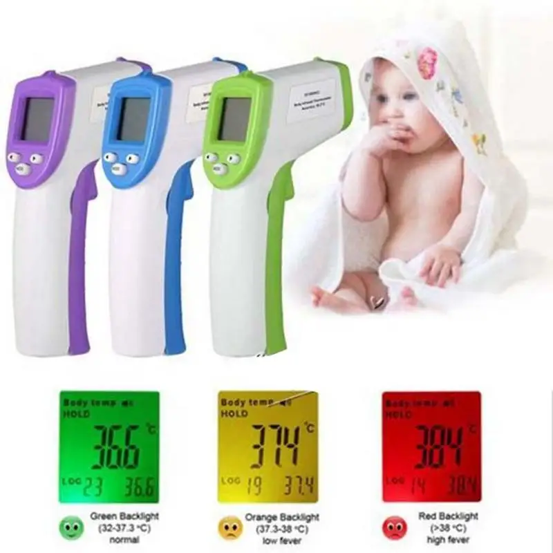 Non-Contact Body Infrared Digital Thermometer Instant Reading LCD Display Newborn Forehead Safe Portable Electronic Thermometer
Non-Contact Body Infrared Digital Thermometer Instant Reading LCD Display Newborn Forehead Safe Portable Electronic Thermometer