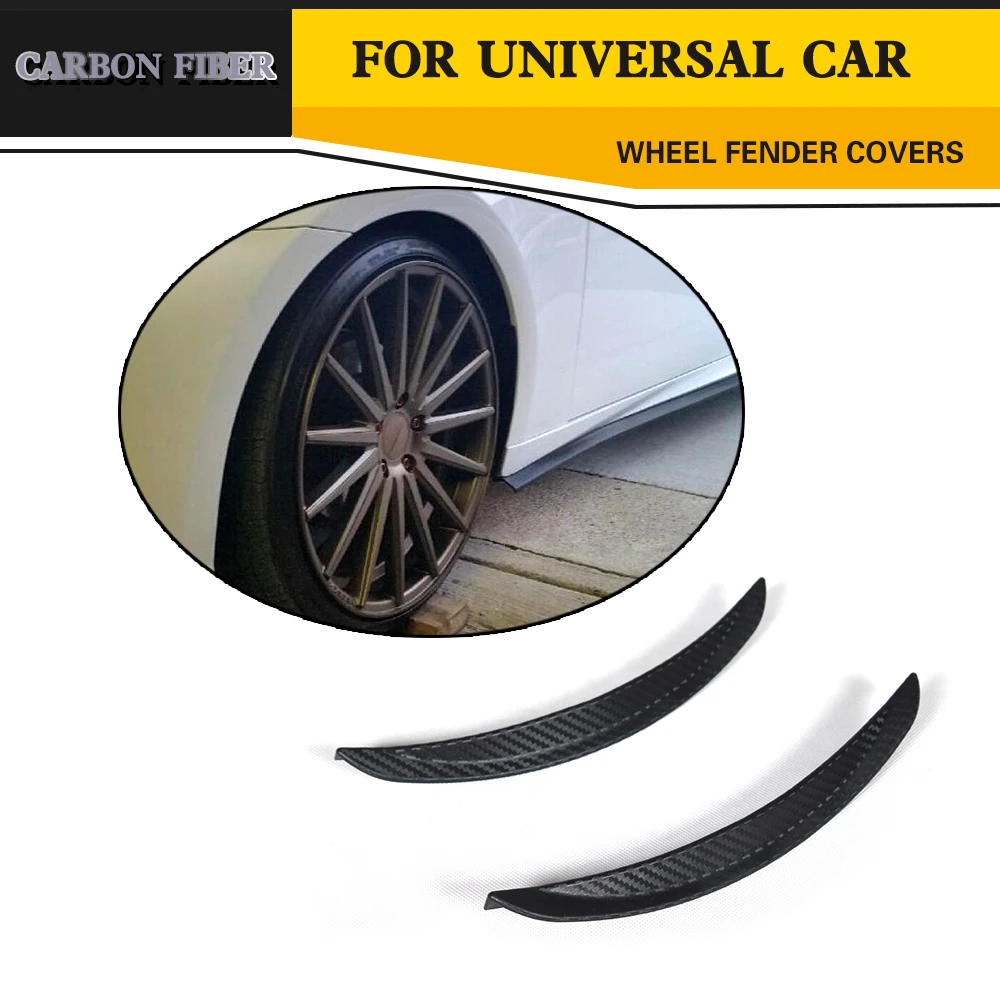 9.8 inch 2PCS universal Soft rubber Carbon fiber Wheel Arch Eyebrow Stripe Car Wheel Modling Trims For Any Car
9.8 inch 2PCS universal Soft rubber Carbon fiber Wheel Arch Eyebrow Stripe Car Wheel Modling Trims For Any Car