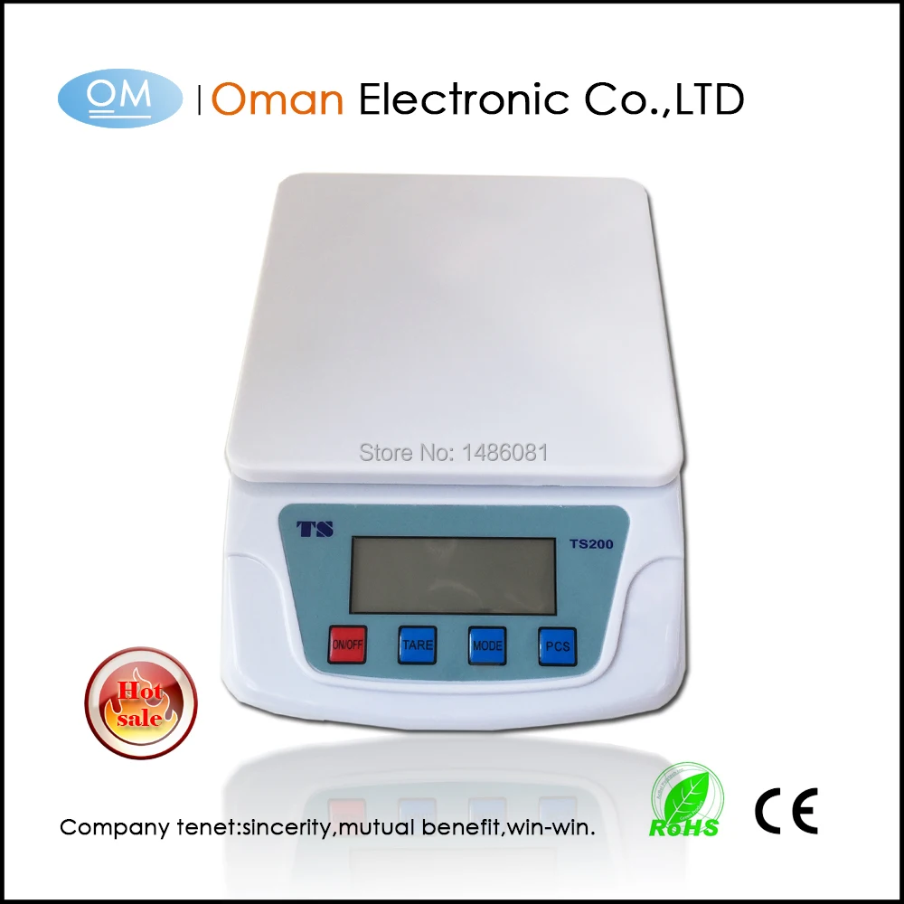 Oman-T200 digital kitchen scales 5kg 1g household scale 10kg scales with tare funtion blue scale
Oman-T200 digital kitchen scales 5kg 1g household scale 10kg scales with tare funtion blue scale