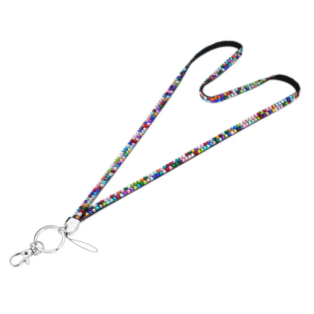 Unisex Rhinestone Crystal Bling Custom Neck Lanyard & ID Badge Cellphone Key Holder Ring for Casual / Sport
Unisex Rhinestone Crystal Bling Custom Neck Lanyard & ID Badge Cellphone Key Holder Ring for Casual / Sport