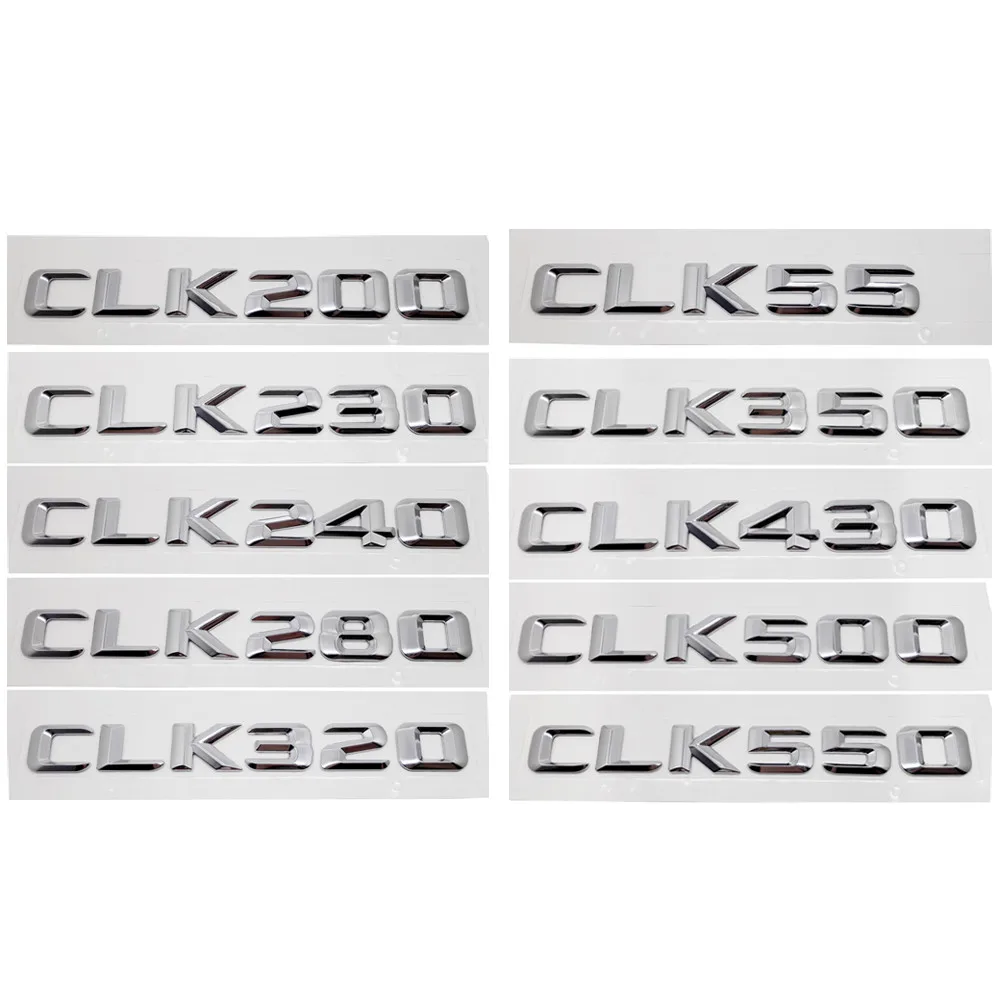 For Mercedes CLK W208 W210 CLK200 CLK230 CLK240 CLK280 CLK320 CLK350 CLK430 CLK500 CLK550 CLK55 Metal Rear Sticker Car-styling
For Mercedes CLK W208 W210 CLK200 CLK230 CLK240 CLK280 CLK320 CLK350 CLK430 CLK500 CLK550 CLK55 Metal Rear Sticker Car-styling