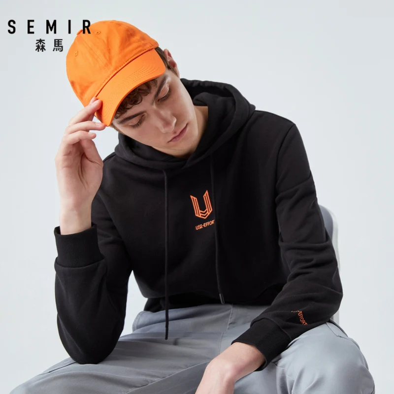 SEMIR Sweatershirt men hooded hoodies 2019 autumn new Korean embroidery hooded men's youth cotton hoodies tide brand
SEMIR Sweatershirt men hooded hoodies 2019 autumn new Korean embroidery hooded men's youth cotton hoodies tide brand