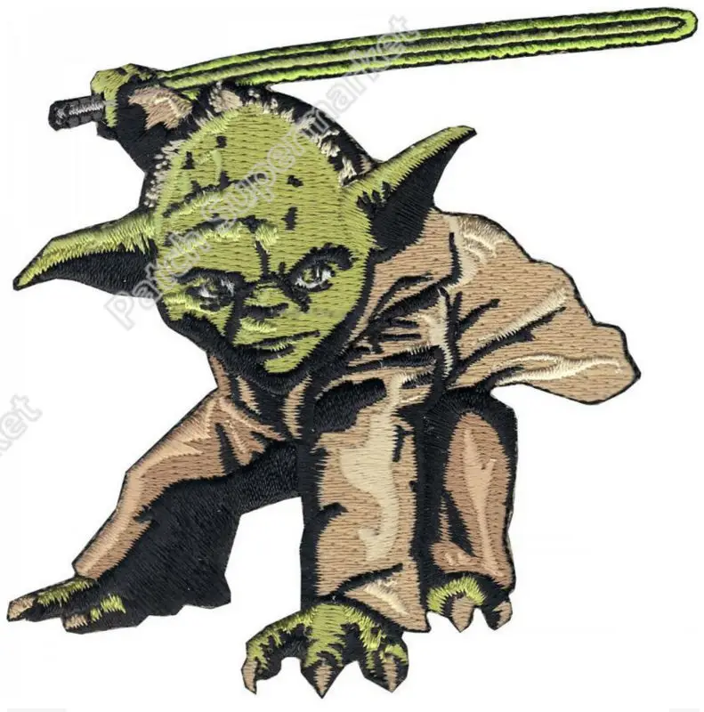 3.5" Star Wars Yoda Jedi iron on patch tv movie series Embroidered sew on applique badge Star Wars fans gift bags vest diy
3.5" Star Wars Yoda Jedi iron on patch tv movie series Embroidered sew on applique badge Star Wars fans gift bags vest diy