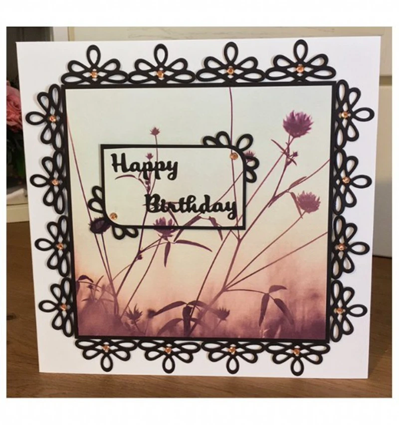 Lace Corner Edge Frame Metal Cutting Dies Stencil For DIY Scrapbooking Decorative Embossing Paper Card Making Template New 2019
Lace Corner Edge Frame Metal Cutting Dies Stencil For DIY Scrapbooking Decorative Embossing Paper Card Making Template New 2019